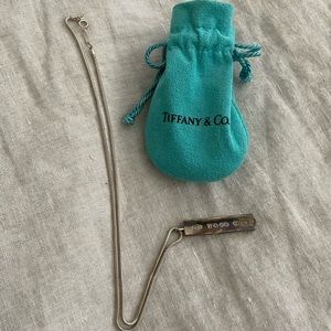 Tiffany 1837 bar pendant necklace